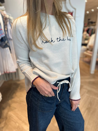 BANFF CREWNECK "ROCK THE BOAT" SWEATER