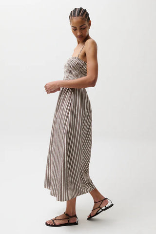 BIANCA SHIRRED BODICE DRESS