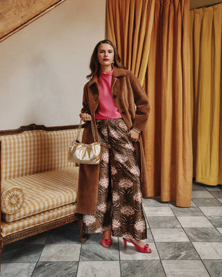 PAULETTE COAT FAUX FUR FAUX FUR CAMEL
