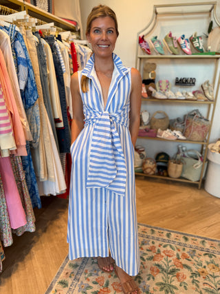 BACK WRAP MIDI DRESS