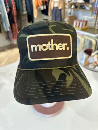 MOTHER PATCH TRUCKER HAT- CAMO