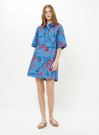 COLLARED SHIRT DRESS MINI