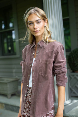 CORDUROY WESTERN SHIRT