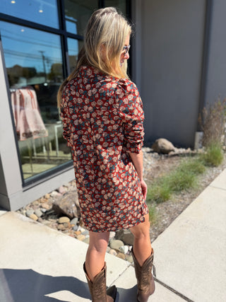 PLACKET COLLAR DRESS