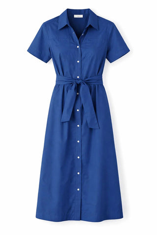 POCKET MIDI SHIRTDRESS