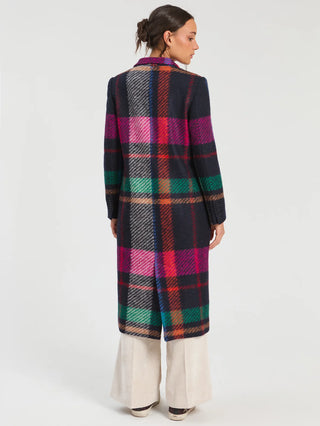 CHECK WOOL COAT