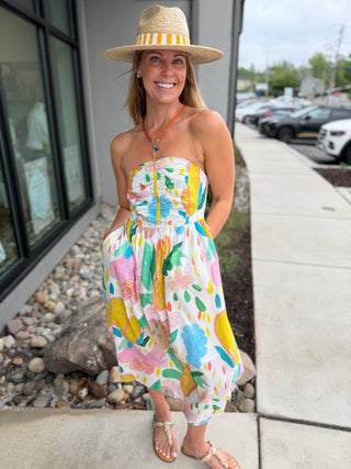 GATHERS TUBE DRESS