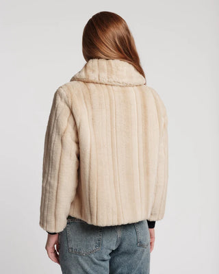 BABE JACKET FAUX FUR FAUX FUR NATURAL