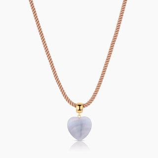 GEMMA BLUE LACE HEART BAIL CHARM
