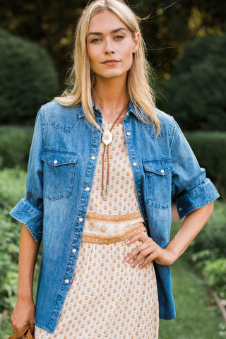 DENIM WESTERN SHIRT